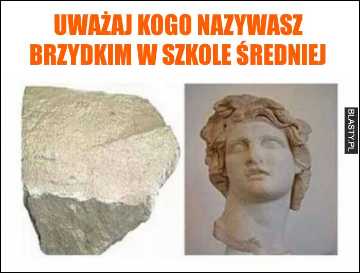 Uważaj kogo nazywasz brzydkim w szkole średniej