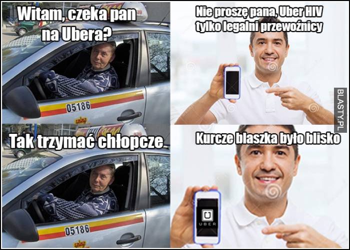 Witam czeka pan na Uber