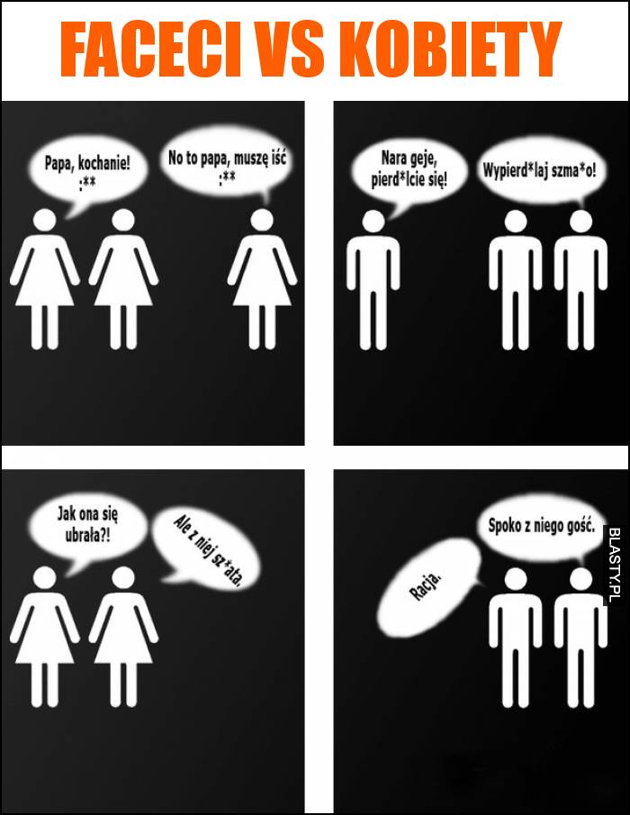Faceci vs kobiety