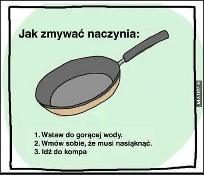 Jak zmywać naczynia