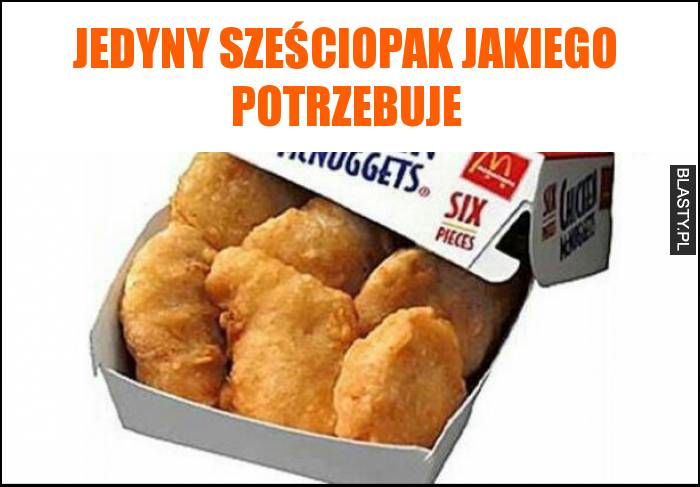 Jedyny sześciopak jakiego potrzebuje