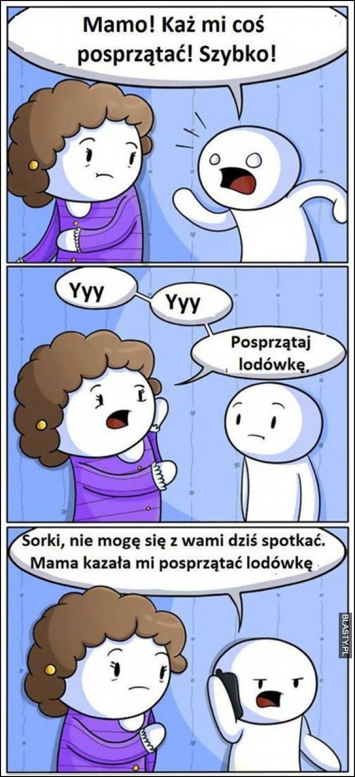 nie mogę dzisiaj wyjść