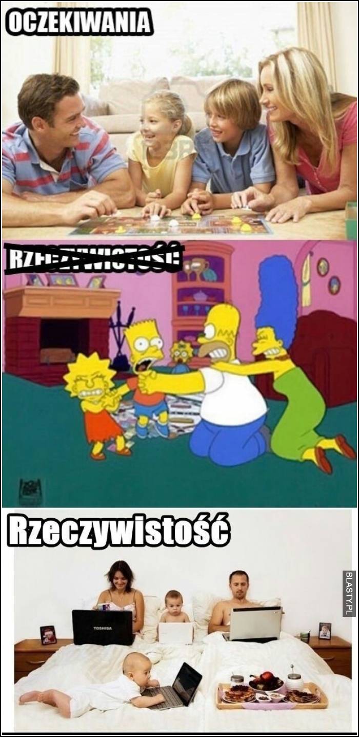 Rodzina oczekiwania vs rzeczywistość