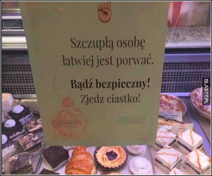 Szczupłą osobę łatwiej jest porwać