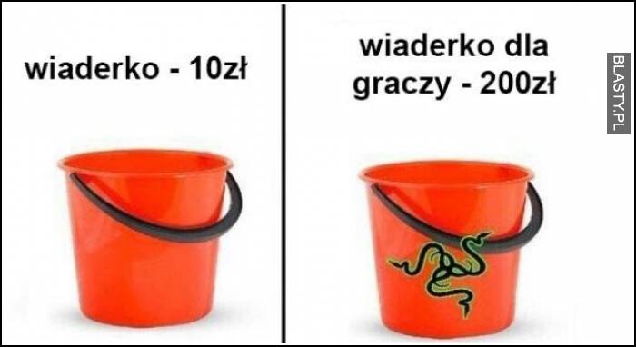 Wiaderko vs wiaderko dla graczy