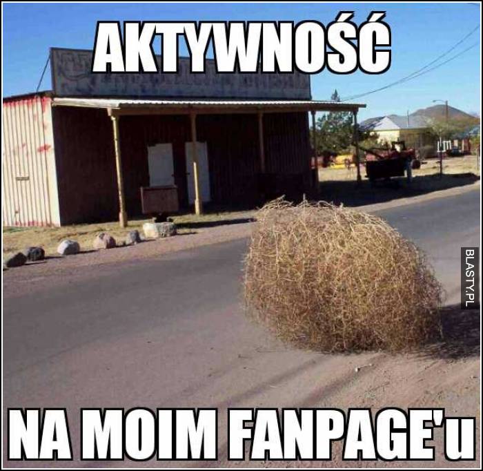 Aktywność na moim fan pagu