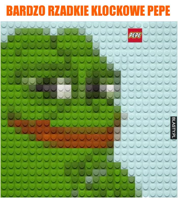 Bardzo rzadkie klockowe pepe