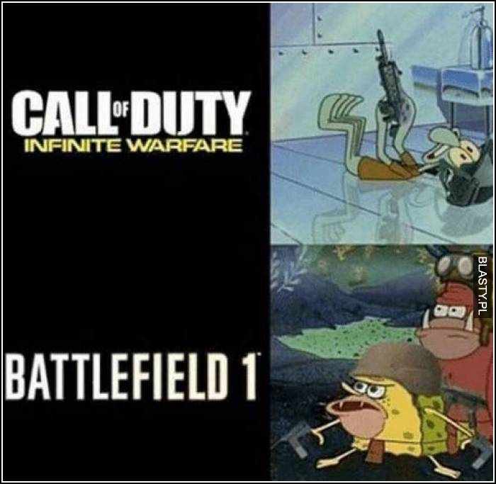 call of duty vs battelfield 1