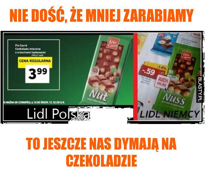 czekolada z lidla