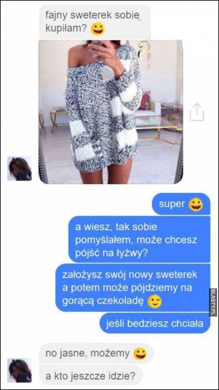 Fajny sweterk kupiłam ?