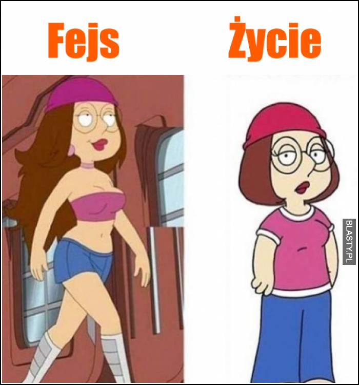 fejs vs życie