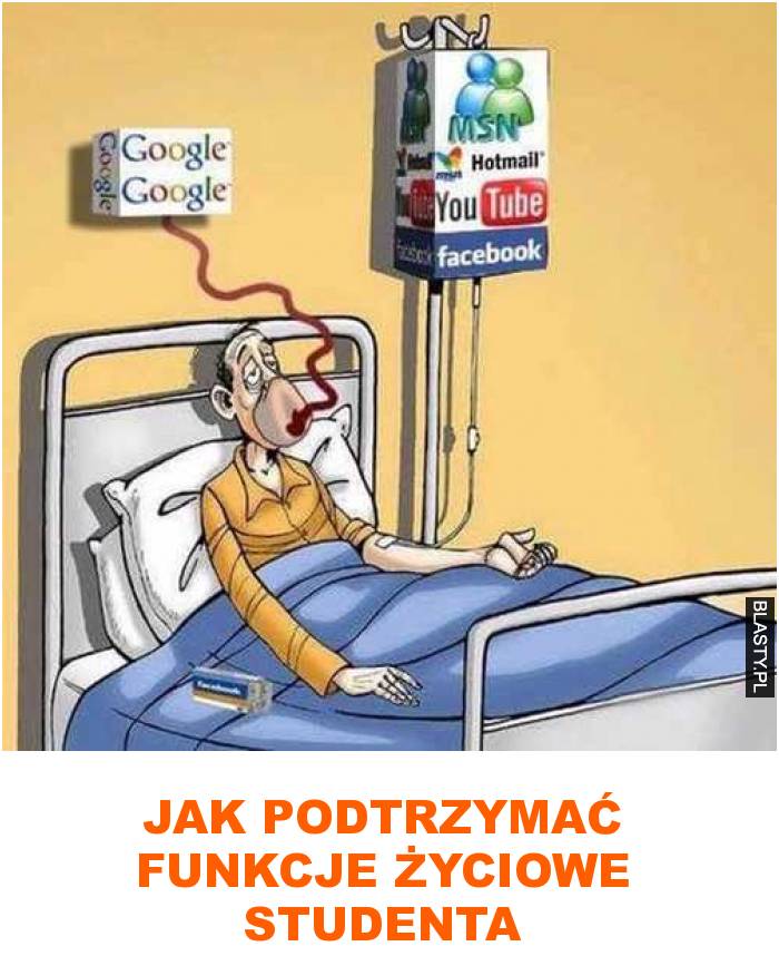 jak podtrzymać funkcje życiowe studenta