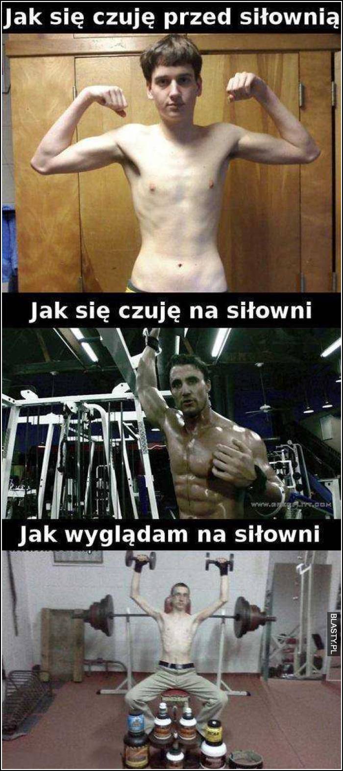 Jak się czuje na siłowni