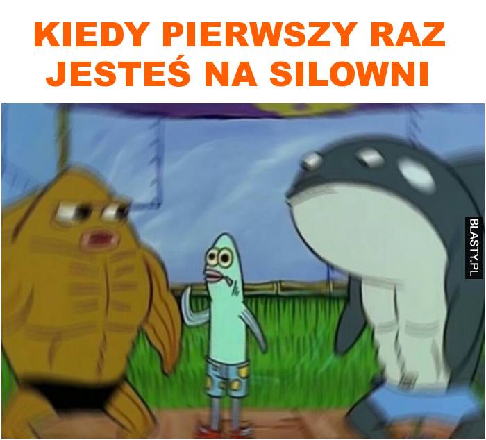 Kiedy pierwszy raz jesteś na silowni