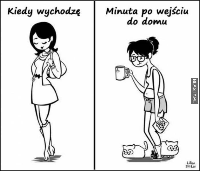 kiedy wychodzę z domu