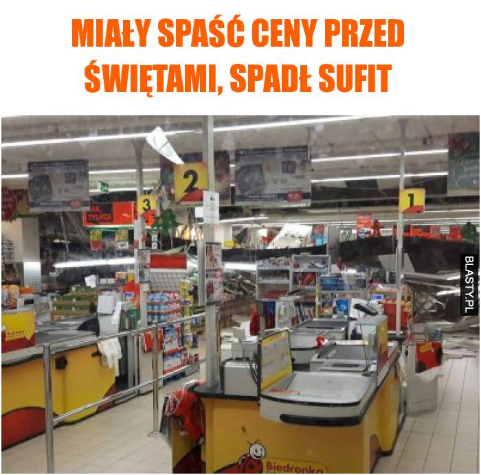 Miały spaść ceny przed świętami, spadł sufit