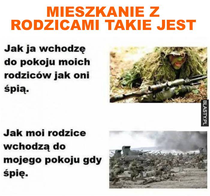 Mieszkanie z rodzicami takie jest