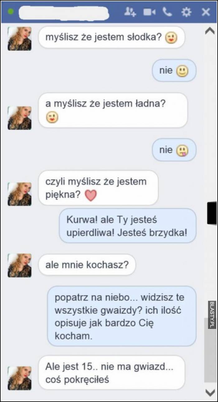 myślisz, że jestem słodka