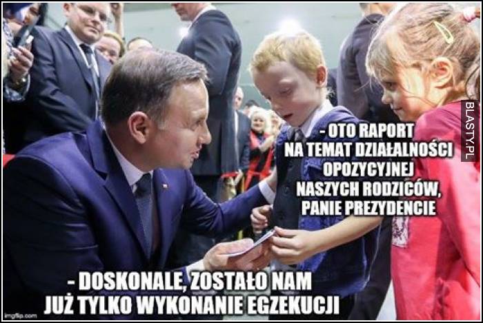 Oto raport na temat działalności opozycyjnej