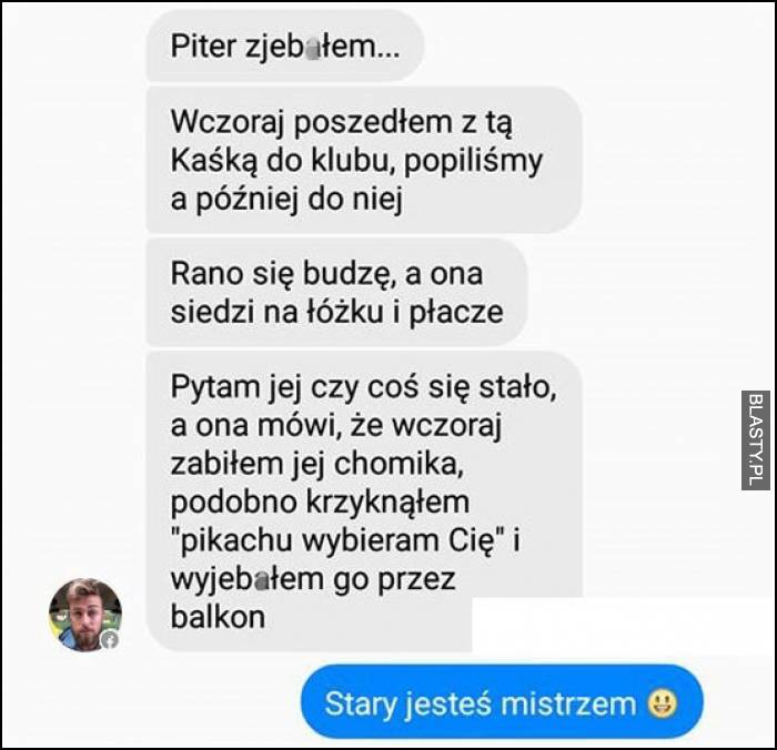 Piter zjebałem sprawę