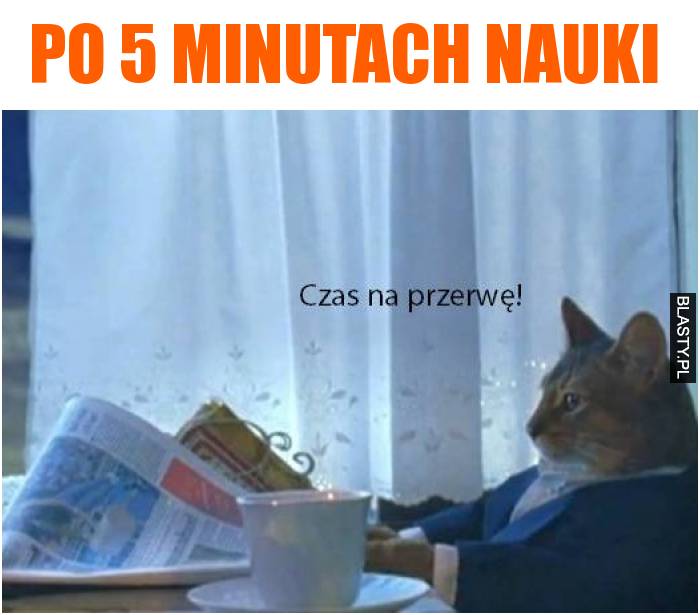 Po 5 minutach nauki