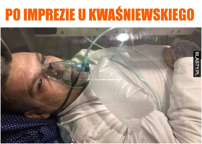 Po imprezie u Kwaśniewskiego