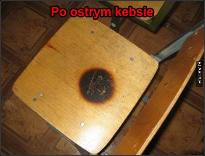 po ostrym kebsie