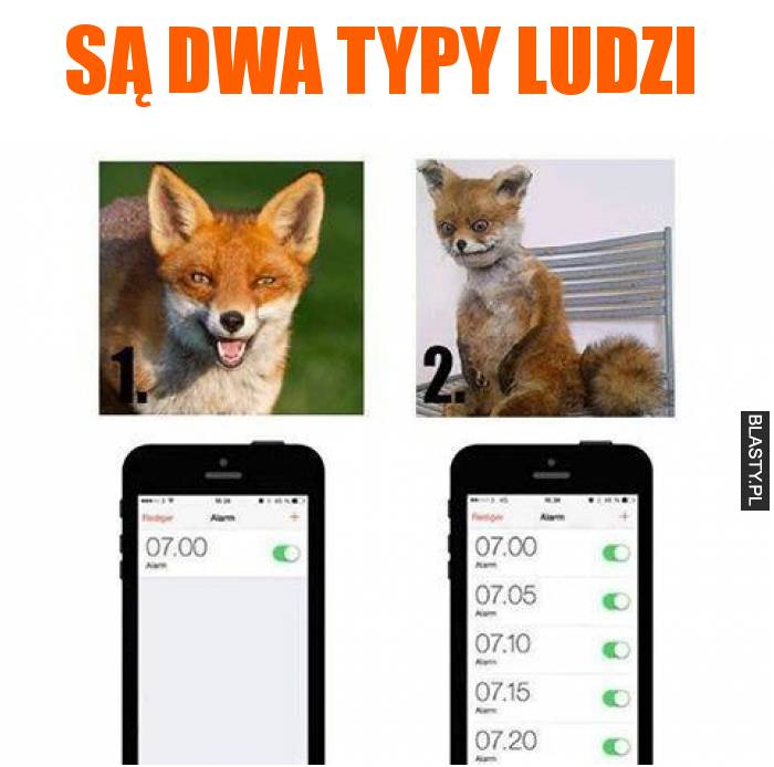 Są dwa typy ludzi