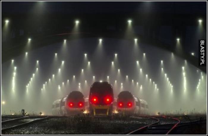 Stacja kolejowa w Danii