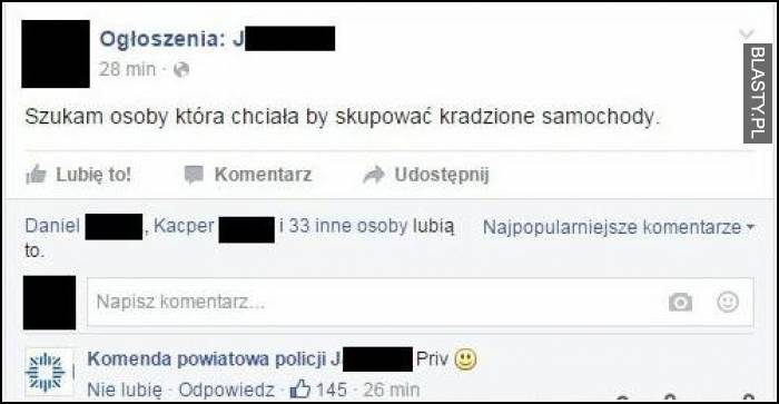 Szukam osoby, która chciałaby skupować kradzione samochody