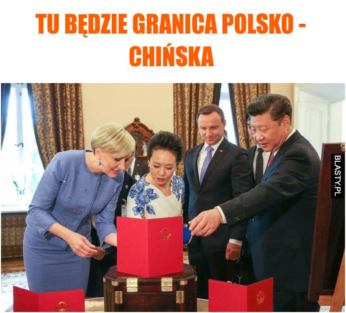Tu będzie granica polsko - chińska