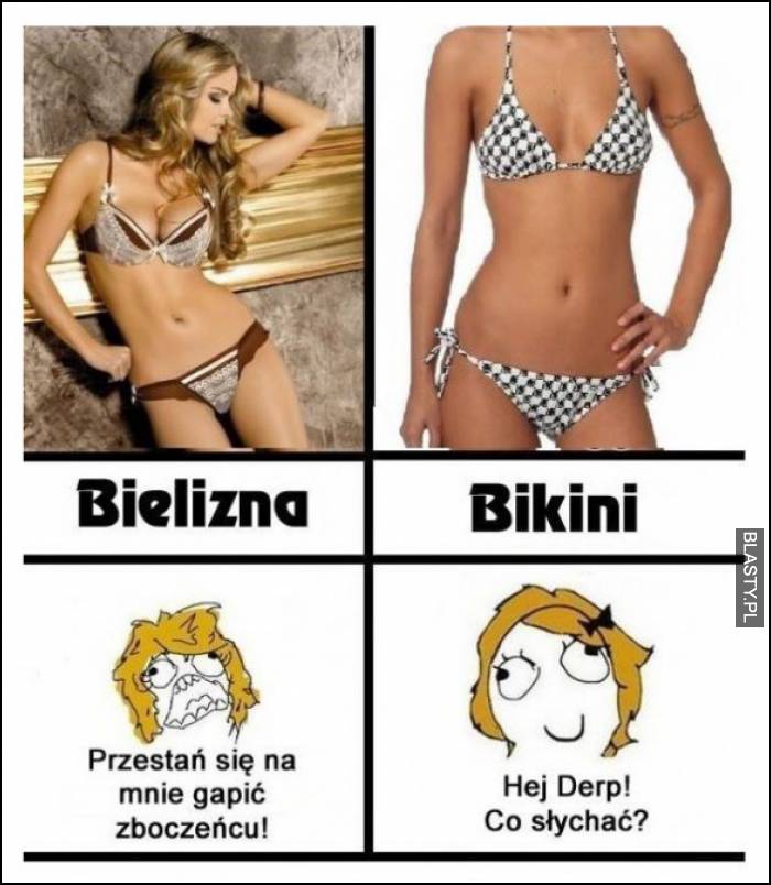 bielizna vs bikini