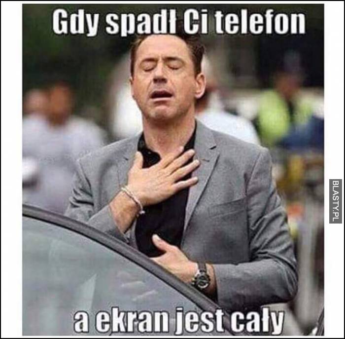 gdy spadł Ci telefon