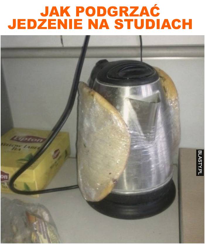 jak podgrzać jedzenie na studiach