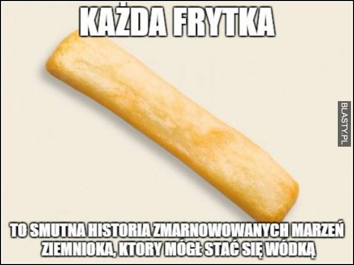 każda frytka