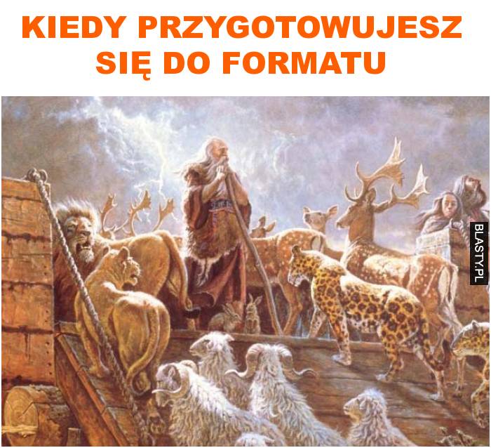 kiedy przygotowujesz się do formatu