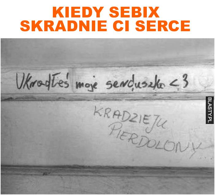 Kiedy sebix skradnie ci serce