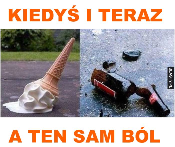 kiedyś i teraz a ten sam ból