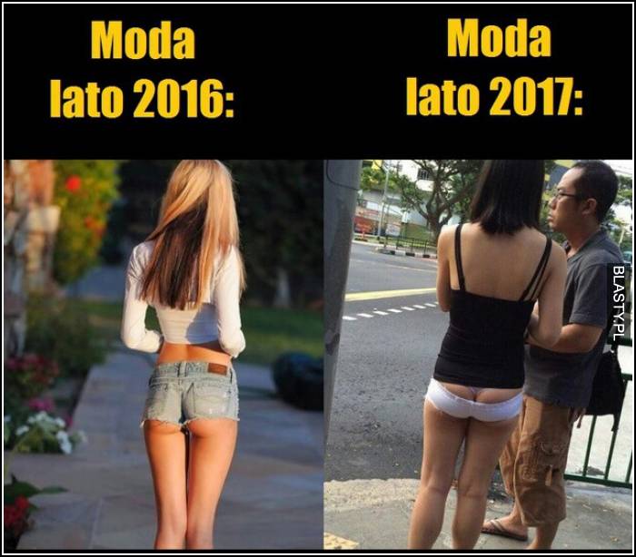 Moda lato 2016 vs 2017