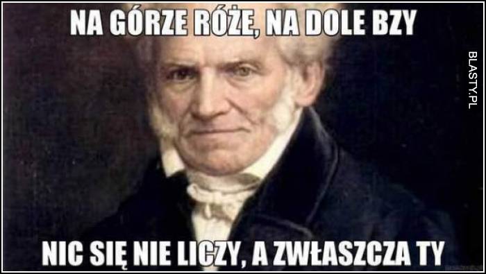 na górze róże, na dole bzy