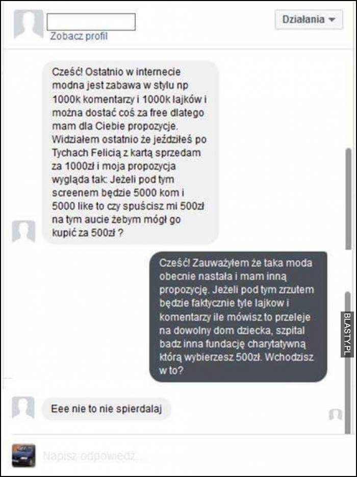 Ostatnio w internecie modna jest zabawa