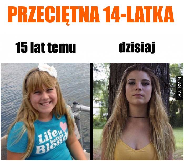 przeciętna 14-latka