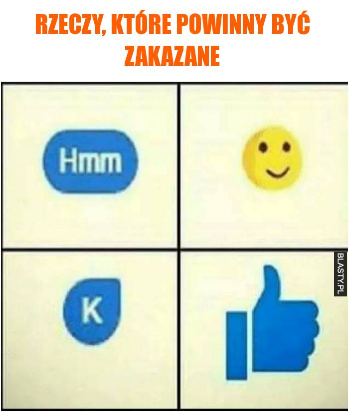 rzeczy które powinny być zakazane