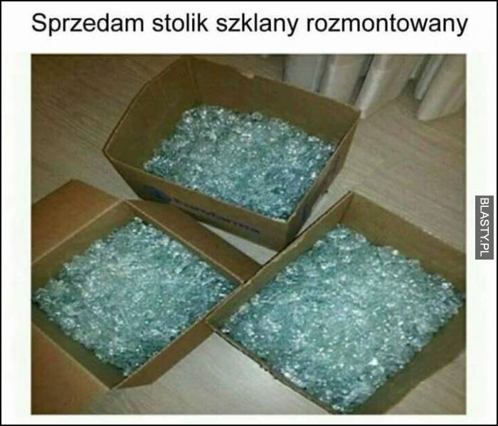 stolik szklany