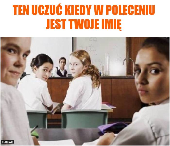 Ten uczuć kiedy w poleceniu jest Twoje imię