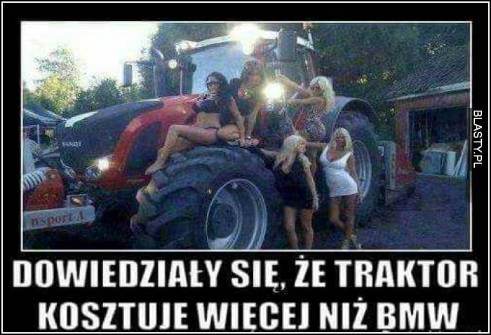 traktor droższy niż BMW