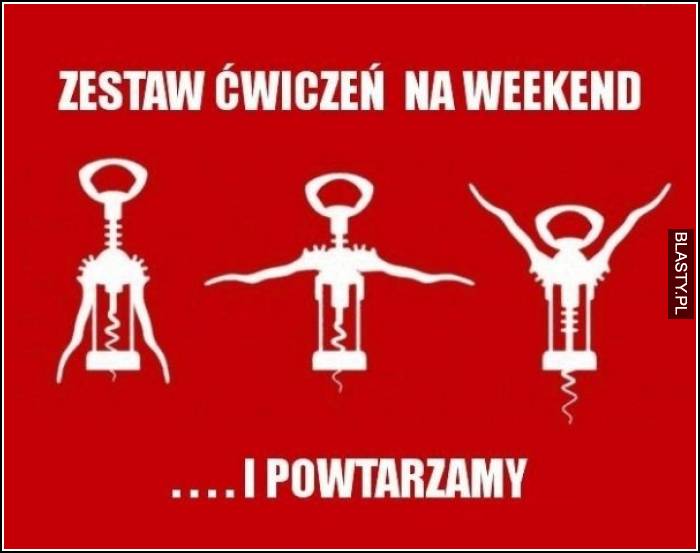 zestaw ćwiczeń na weekend