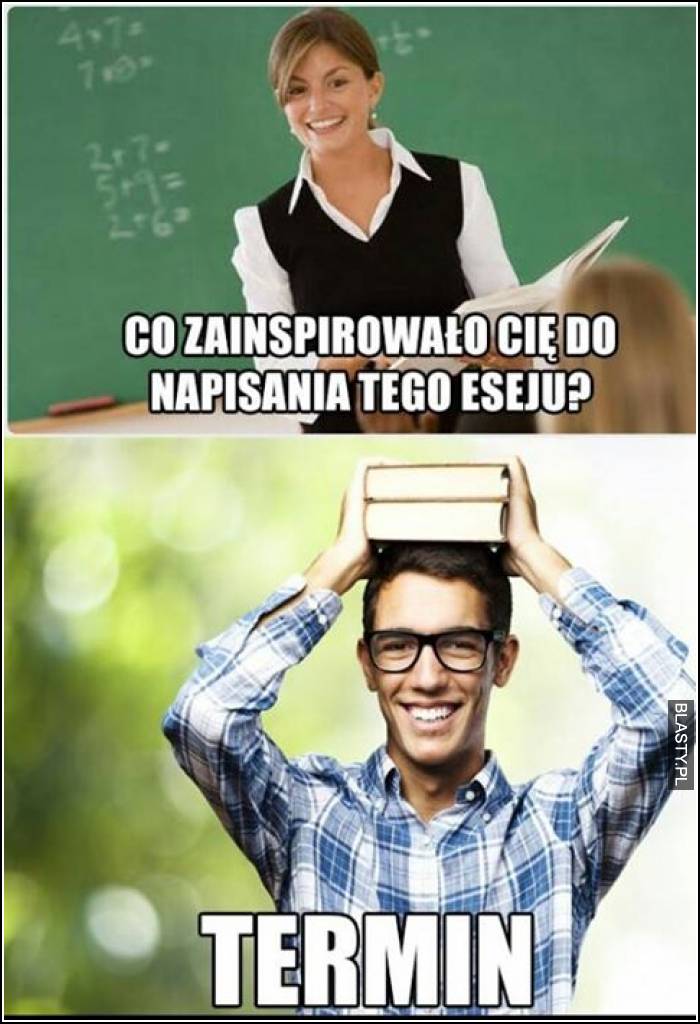 Co zainspirowało do napisania tego eseju ?