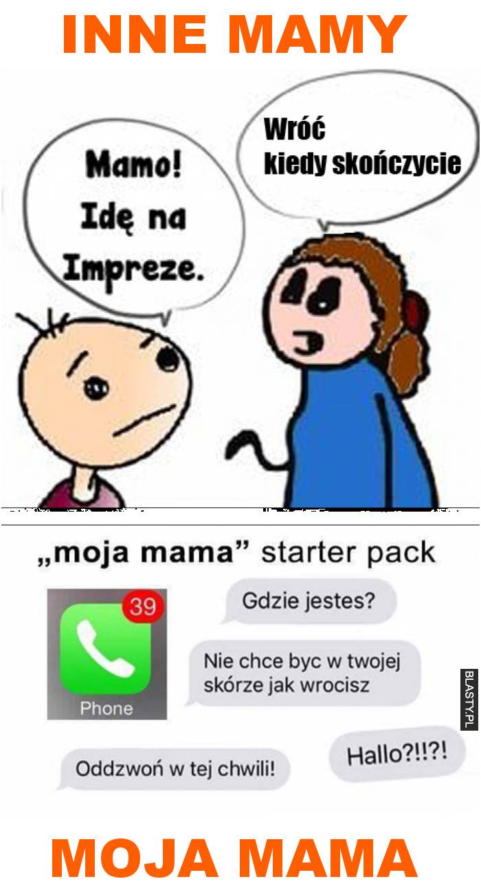 inne mamy VS moja mama