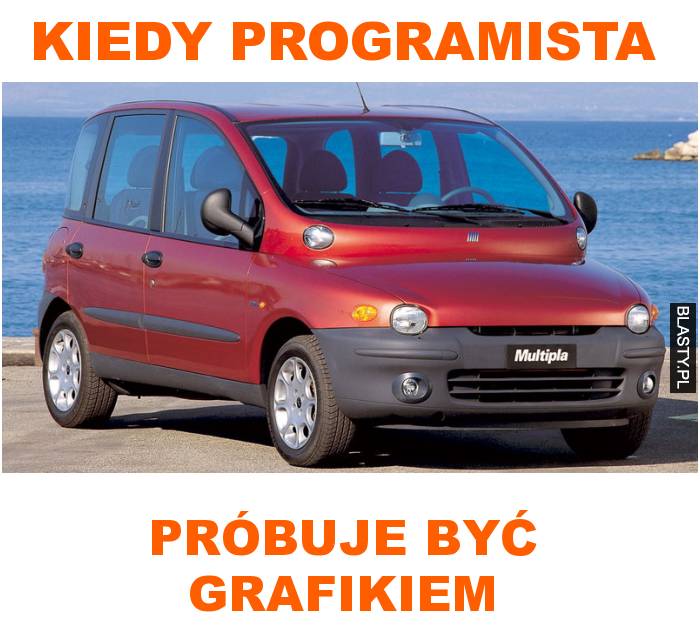 Kiedy programista próbuje być grafikiem